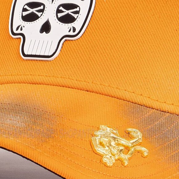 Red Monkey Sombrero Sugar Skull Limited Unisex Trucker Hat Cap RM1470 | 4 Colors - Picture 13 of 16